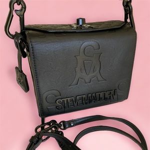 Steve Madden KROME LOGO BAG BLACK/BLACK